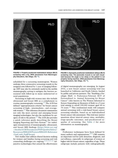 Early Detection and Screening for Breast Cancer: Seminars in Oncology ...