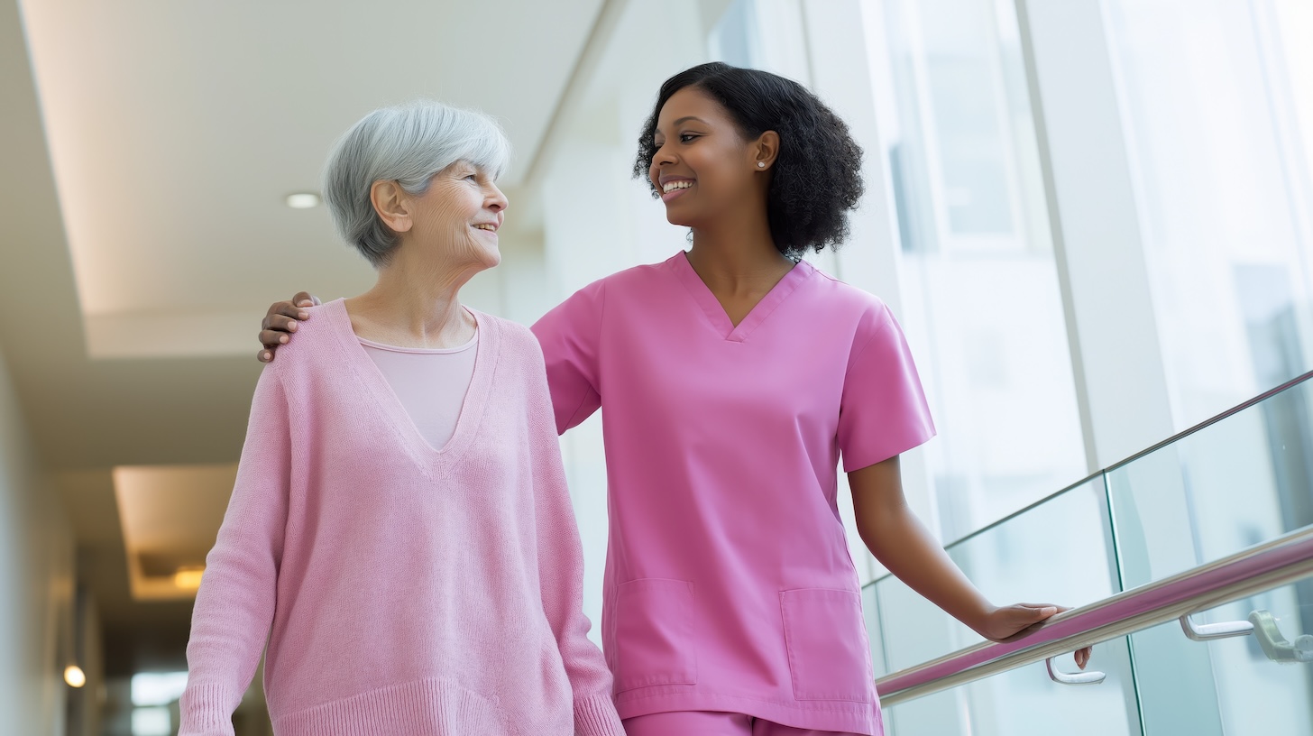 Tech with Older Patient
